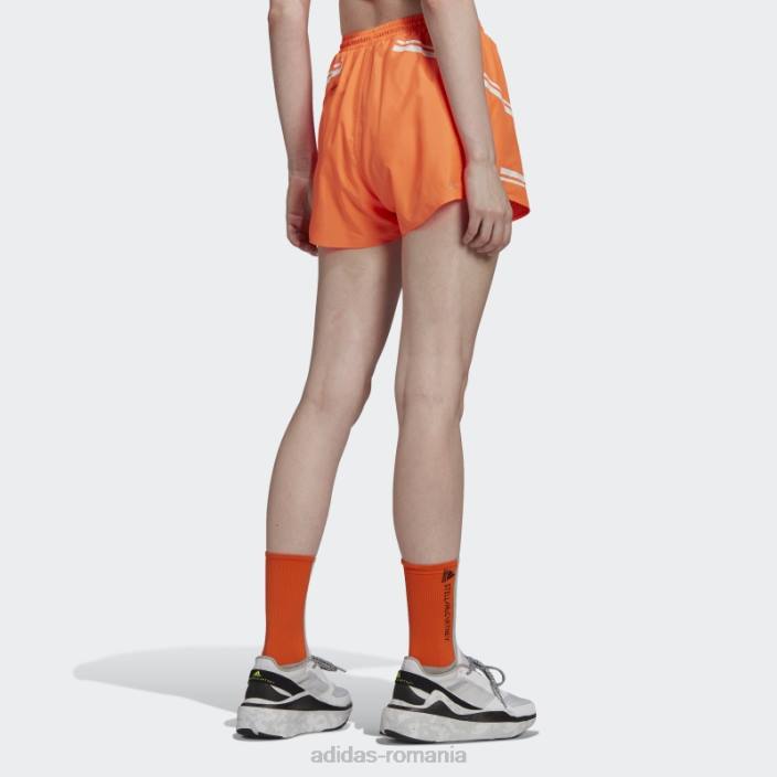 Adidas aplicație portocalie de stella mccartney Truepace pantaloni scurți de alergare fashion unisex aplicație portocalie 2JBN2239