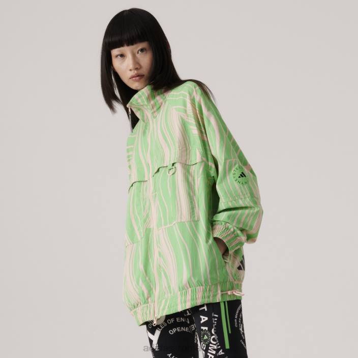 Adidas blush pink by stella mccartney tracktop cu imprimeu truecasuals unisex fard de obraz roz/verde flash 2JBN16788