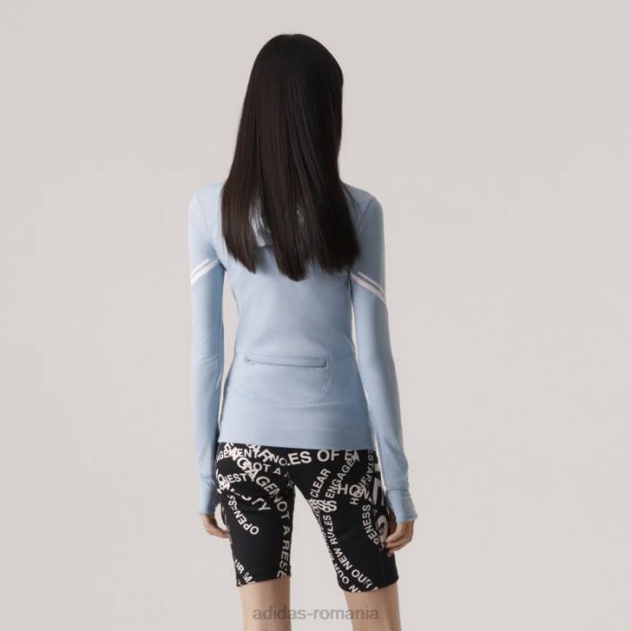 Adidas bluză cu mânecă lungă Truepace, gri cenușă, de stella mccartney unisex cenușiu 2JBN16723