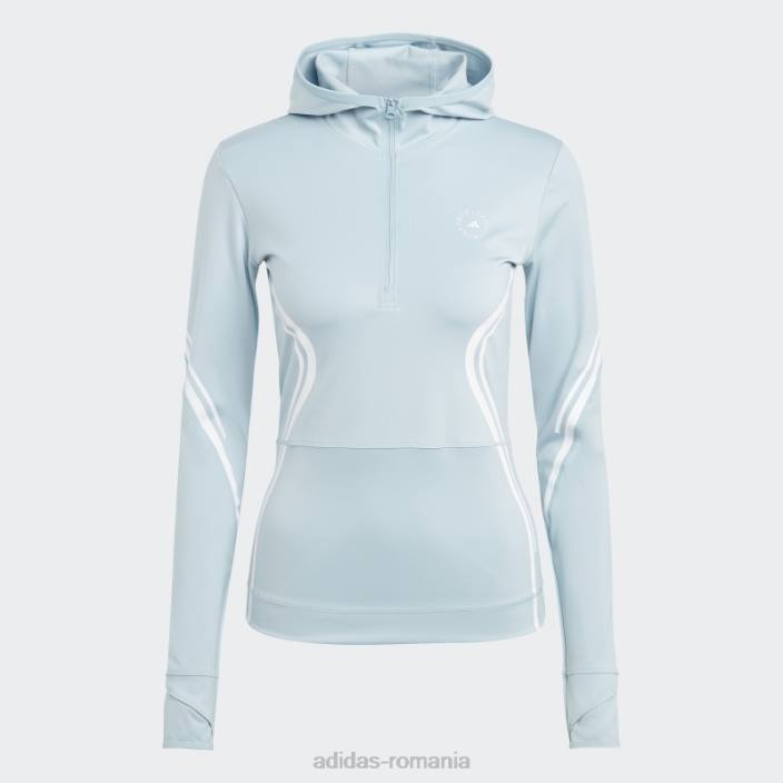 Adidas bluză cu mânecă lungă Truepace, gri cenușă, de stella mccartney unisex cenușiu 2JBN16723