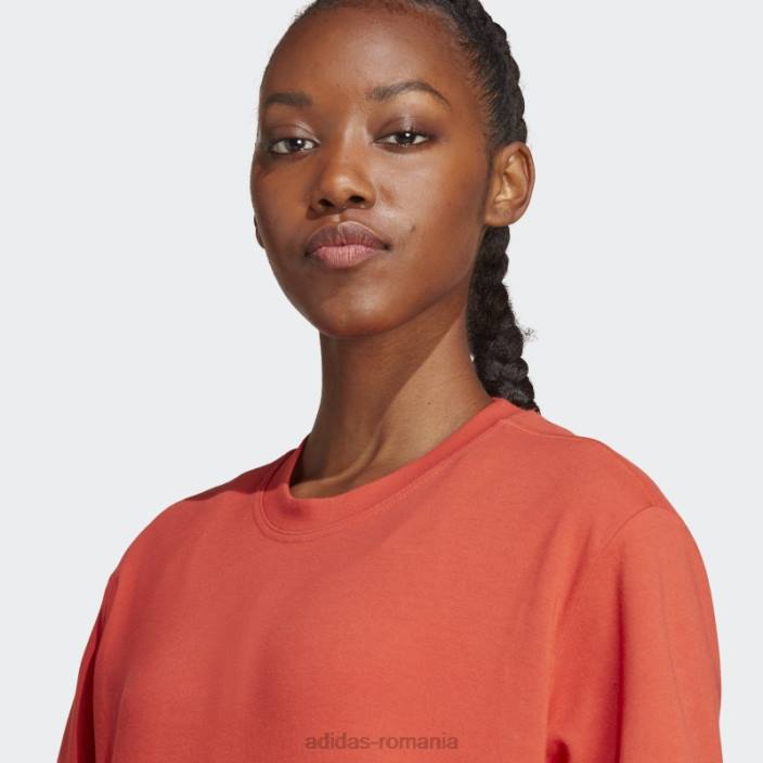 Adidas burnt cayenne by stella mccartney logo tricou fashion unisex cayenne ars 2JBN22772