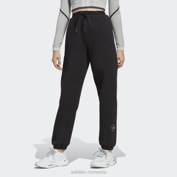 Adidas by stella mccartney pantaloni de trening transpirație negru unisex alb negru 2JBN16863