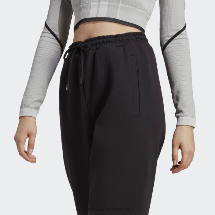 Adidas by stella mccartney pantaloni de trening transpirație negru unisex alb negru 2JBN16863