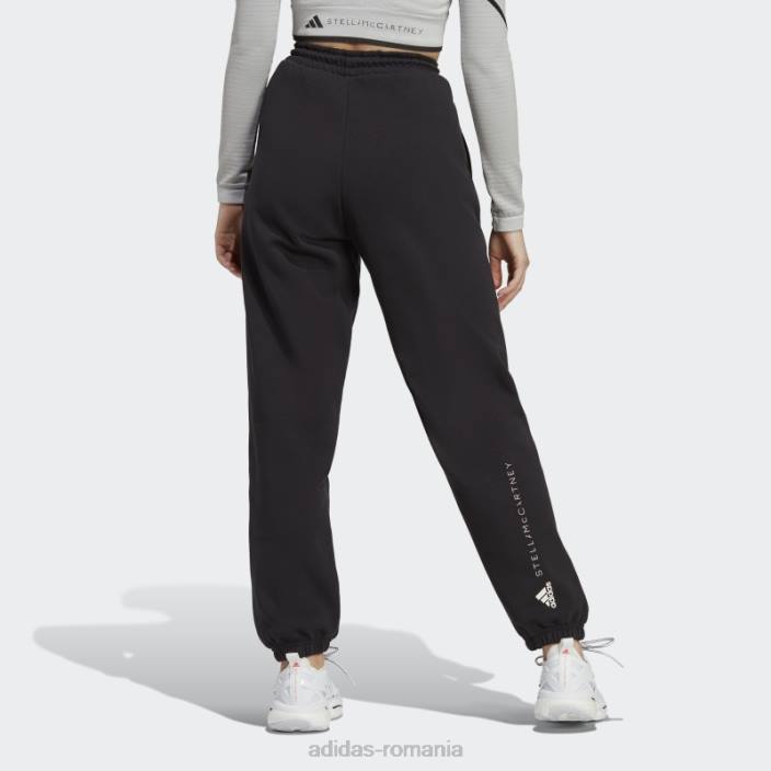 Adidas by stella mccartney pantaloni de trening transpirație negru unisex alb negru 2JBN16863