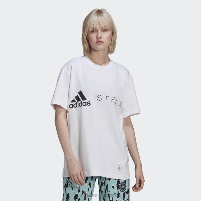 Adidas by stella mccartney tricou cu logo fashion alb unisex alb 2JBN17311