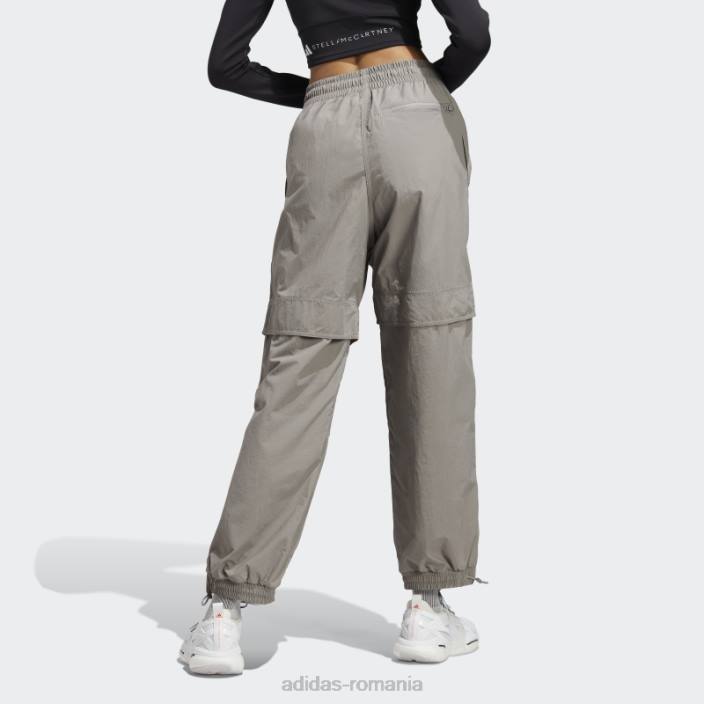 Adidas by stella mccartney truecasuals pantaloni de sport țesuți uni gri porumbel unisex gri porumbel 2JBN23842