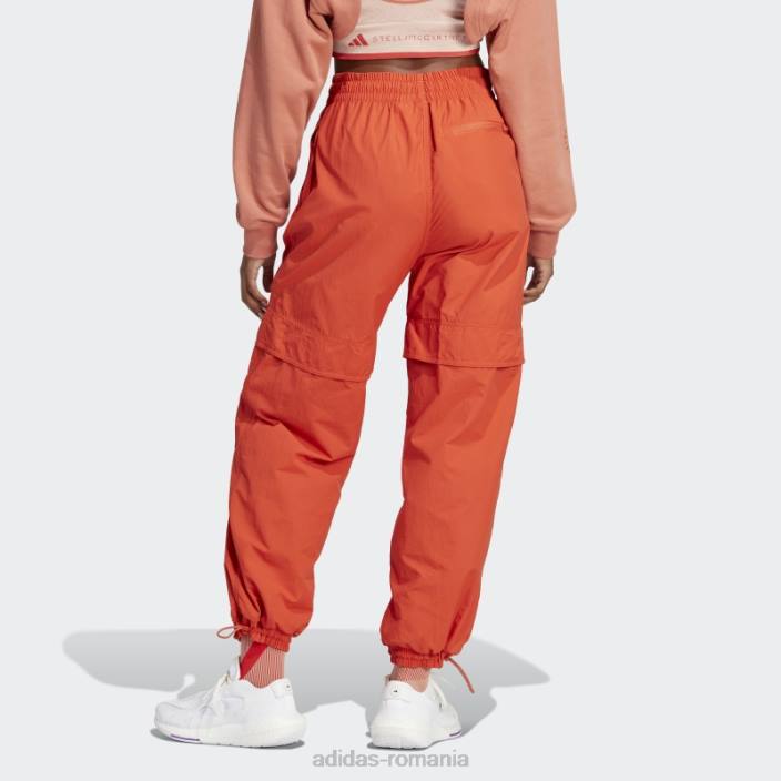 Adidas by stella mccartney truecasuals pantaloni țesători solidi cayenne ars unisex cayenne ars 2JBN23841