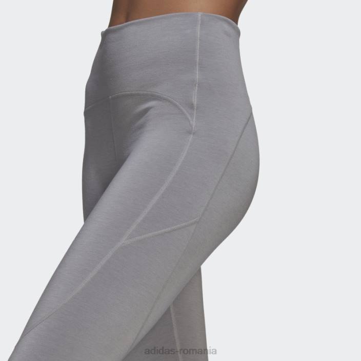 Adidas de stella mccartney 7/8 jambiere yoga fashion light onix unisex onix lumina 2JBN2532