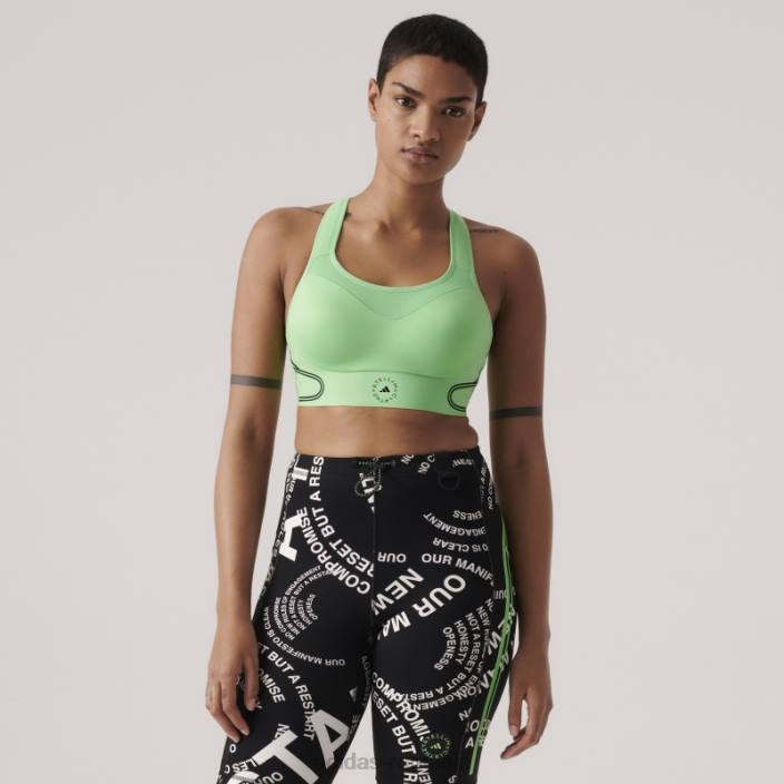 Adidas de stella mccartney Truepace sutien sport cu susținere înaltă verde unisex verde intermitent 2JBN10136