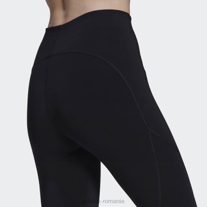 Adidas de stella mccartney jambiere yoga 7/8 moda neagra unisex negru 2JBN16691