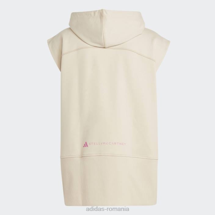 Adidas de stella mccartney îmbrăcăminte sport cu glugă fără mâneci (gen neutru) f bej fierbinte unisex f bej 2JBN6541
