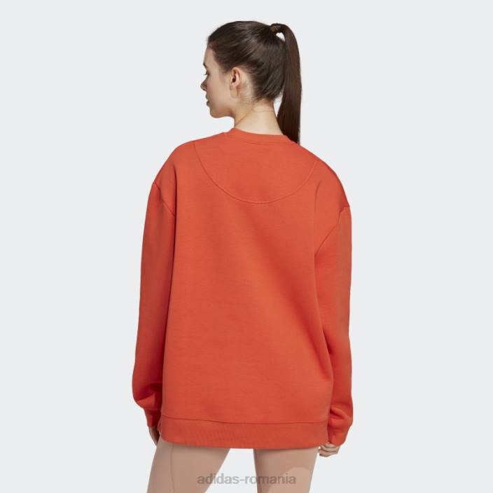 Adidas de stella mccartney îmbrăcăminte sport hanorac fashion burnt cayenne unisex cayenne ars 2JBN23029