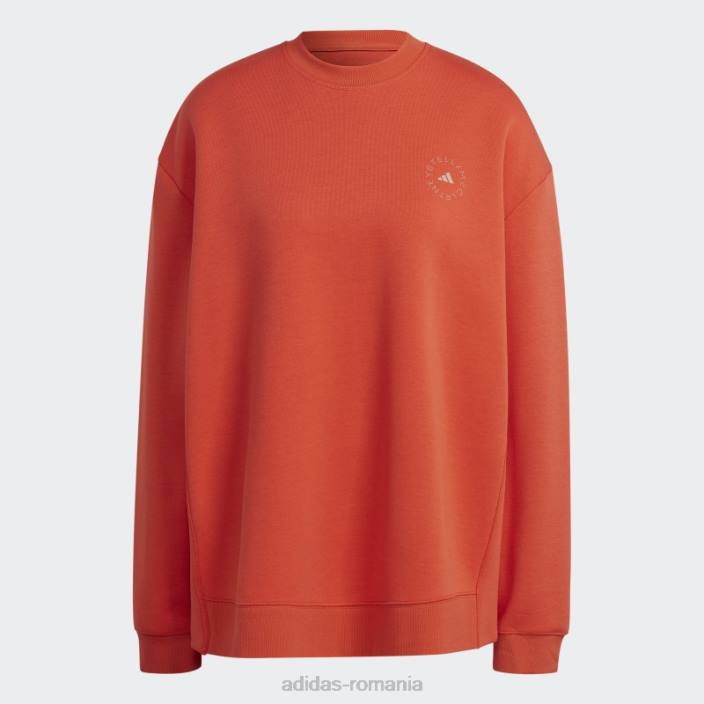 Adidas de stella mccartney îmbrăcăminte sport hanorac fashion burnt cayenne unisex cayenne ars 2JBN23029