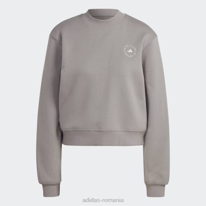 Adidas de stella mccartney îmbrăcăminte sport hanorac gri porumbel modă unisex gri porumbel 2JBN16966