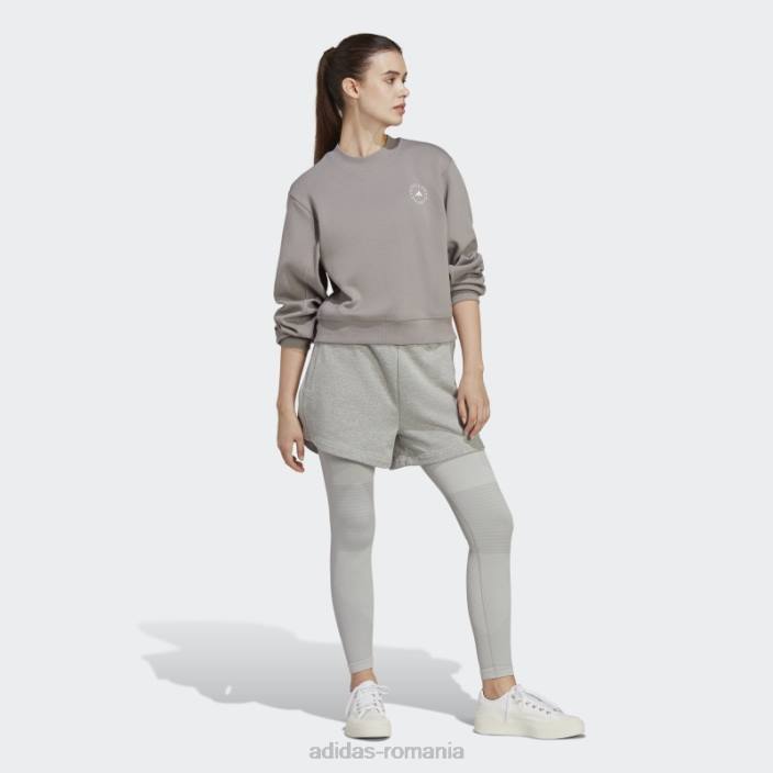 Adidas de stella mccartney îmbrăcăminte sport hanorac gri porumbel modă unisex gri porumbel 2JBN16966