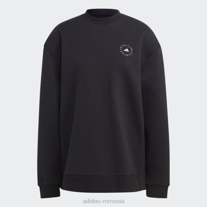 Adidas de stella mccartney îmbrăcăminte sport hanorac modă neagră unisex alb negru 2JBN16636