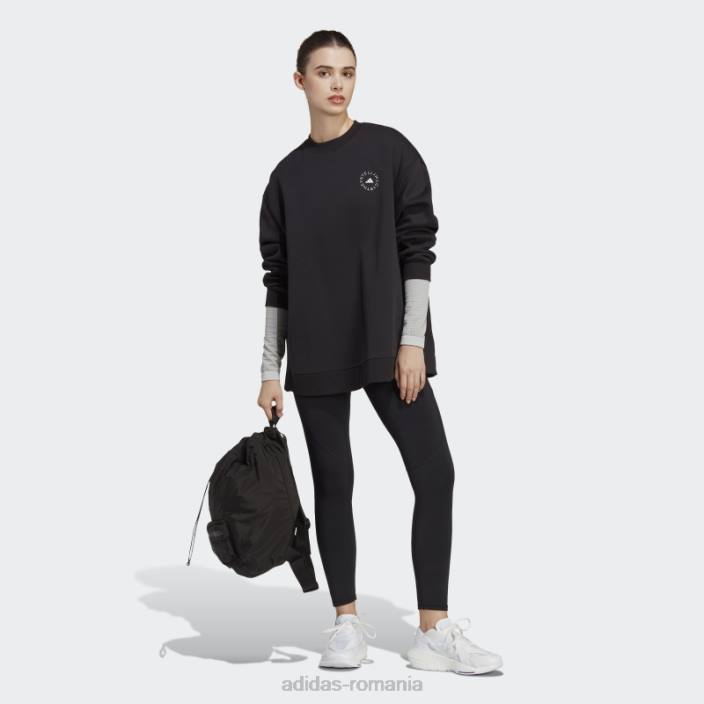 Adidas de stella mccartney îmbrăcăminte sport hanorac modă neagră unisex alb negru 2JBN16636
