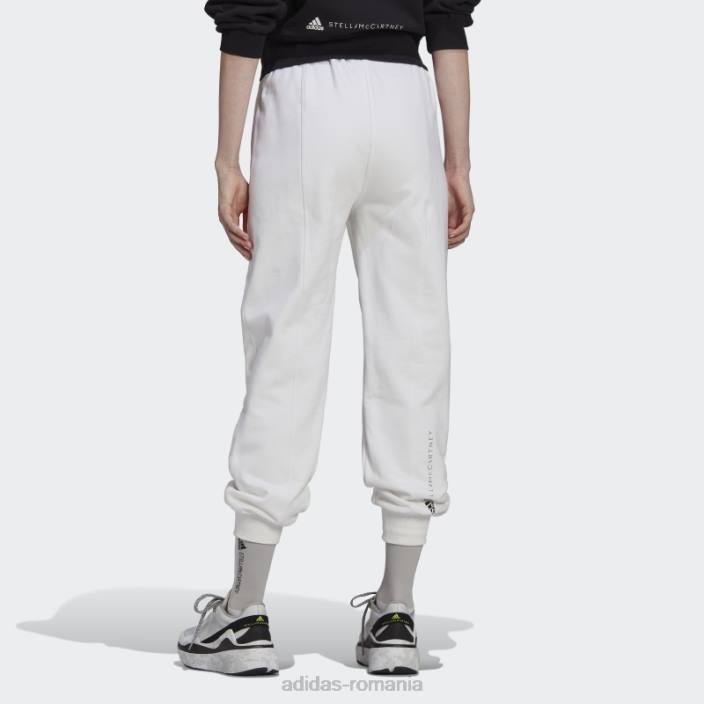 Adidas de stella mccartney pantaloni alb fierbinte unisex alb 2JBN2647