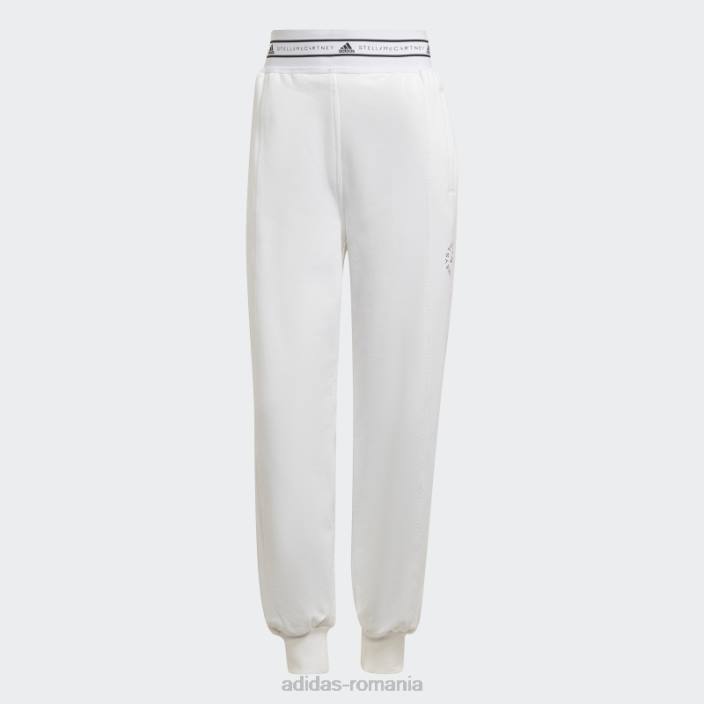 Adidas de stella mccartney pantaloni alb fierbinte unisex alb 2JBN2647