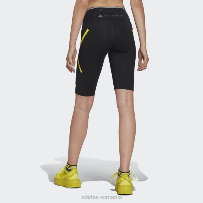 Adidas de stella mccartney pantaloni scurți de ciclism truepace negri fashion unisex negru 2JBN2446