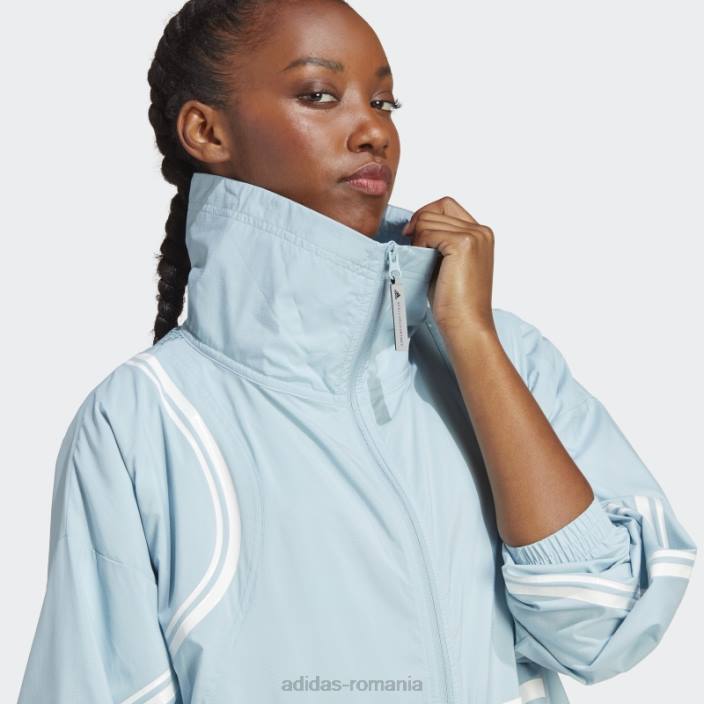 Adidas de stella mccartney sacou țesut truepace gri cenușă fashion unisex cenușiu 2JBN10188