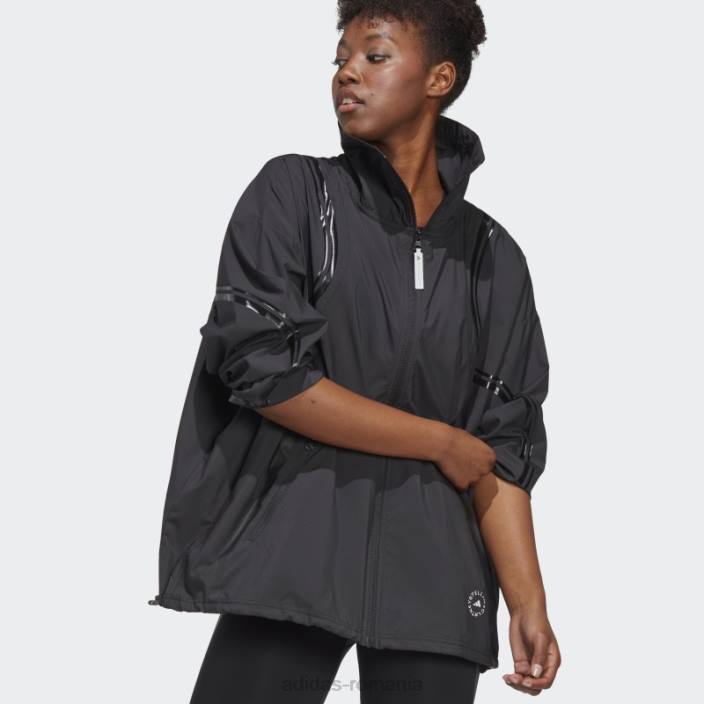 Adidas de stella mccartney sacou țesut truepace negru fashion unisex negru 2JBN16512