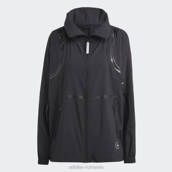 Adidas de stella mccartney sacou țesut truepace negru fashion unisex negru 2JBN16512