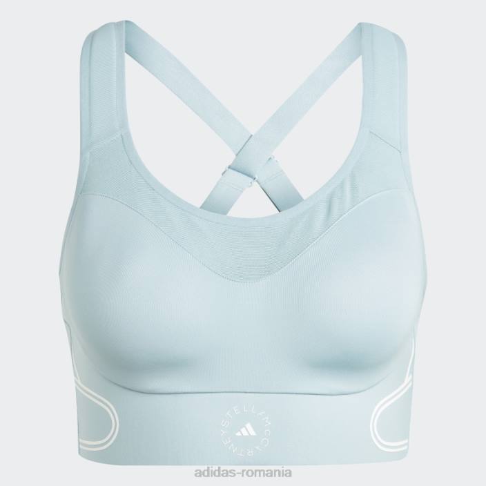 Adidas de stella mccartney sutien sport de susținere înaltă truepace gri cenușă unisex cenușiu 2JBN16618