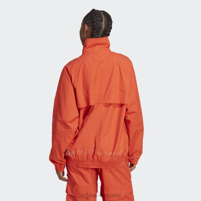 Adidas de stella mccartney truecasuals jachetă solidă țesătură cayenne ars fierbinte unisex cayenne ars 2JBN10232