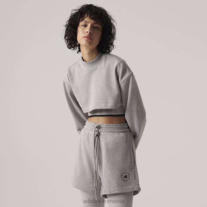 Adidas de stella mccartney truecasuals terry scurt mod gri mediu unisex gri mediu 2JBN10012