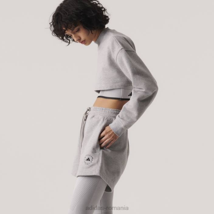 Adidas de stella mccartney truecasuals terry scurt mod gri mediu unisex gri mediu 2JBN10012