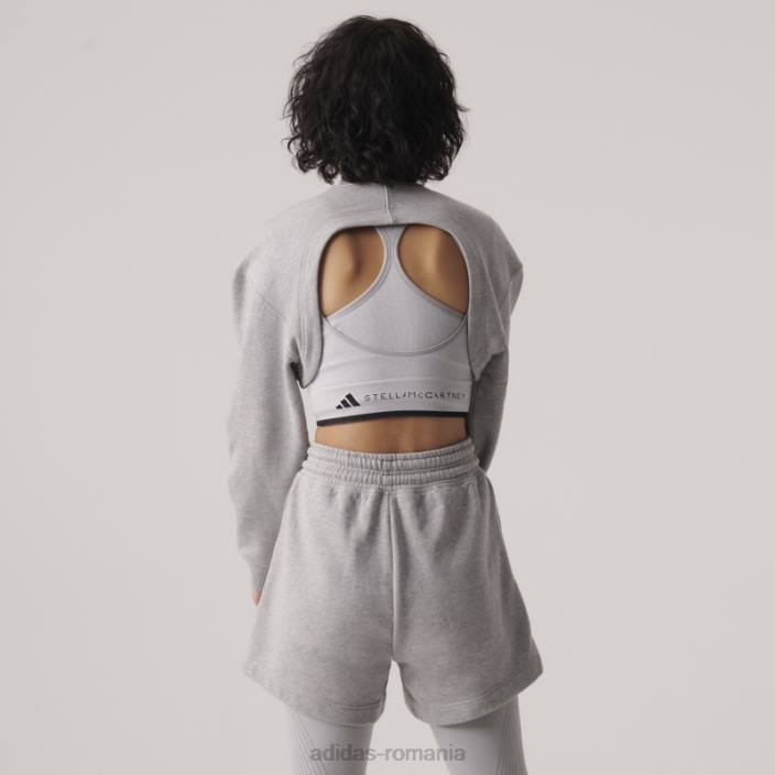 Adidas de stella mccartney truecasuals terry scurt mod gri mediu unisex gri mediu 2JBN10012