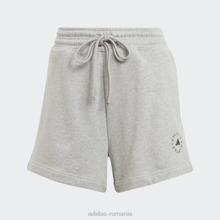 Adidas de stella mccartney truecasuals terry scurt mod gri mediu unisex gri mediu 2JBN10012