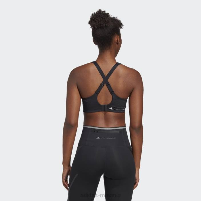 Adidas de stella mccartney truepace sutien sport cu susținere înaltă fashion negru unisex negru 2JBN9979