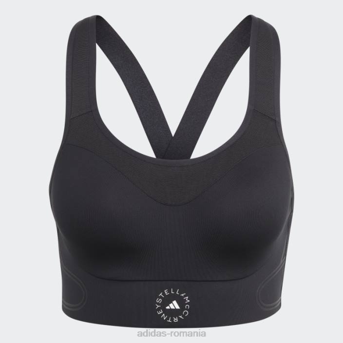 Adidas de stella mccartney truepace sutien sport cu susținere înaltă fashion negru unisex negru 2JBN9979
