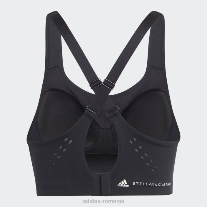 Adidas de stella mccartney truepace sutien sport cu susținere înaltă fashion negru unisex negru 2JBN9979