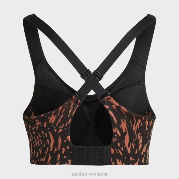 Adidas de stella mccartney truepace sutien sport de înaltă susținere pământ fashion unisex pământ/negru 2JBN10137