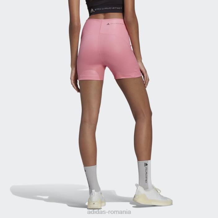 Adidas de stella mccartney truestrength yoga dresuri scurte roz fierbinte unisex roz 2JBN2281