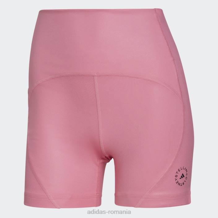 Adidas de stella mccartney truestrength yoga dresuri scurte roz fierbinte unisex roz 2JBN2281