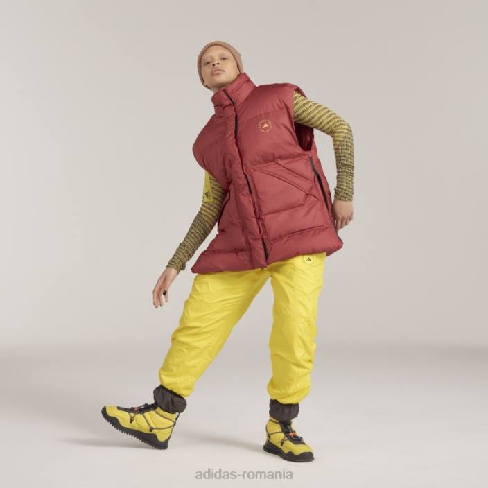 Adidas galben by stella mccartney pantaloni de iarnă țesuți căptușiți fierbinți unisex galben 2JBN23956