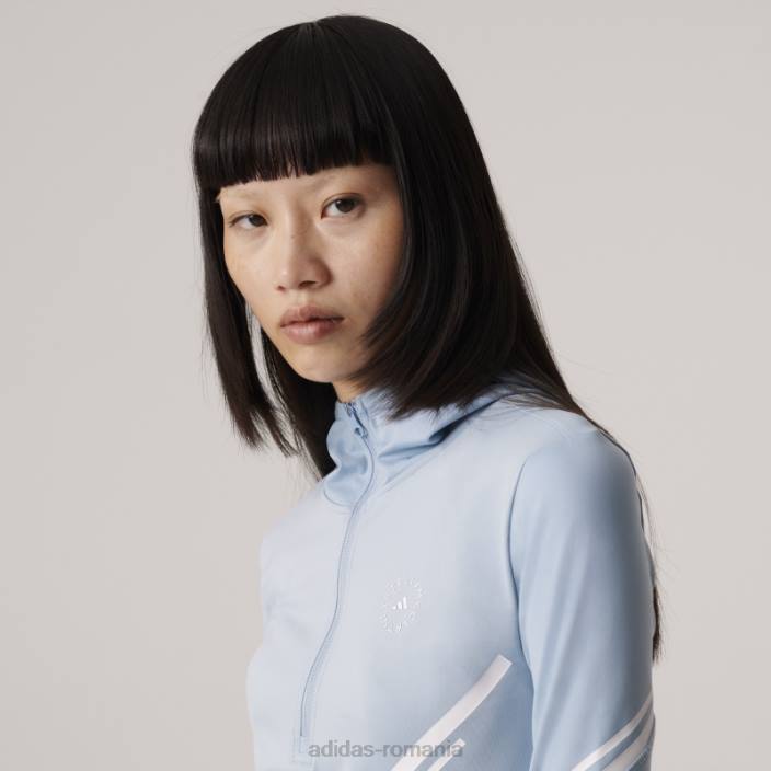 Adidas gri cenușă de stella mccartney top cu mânecă lungă truepace la modă unisex cenușiu 2JBN10245