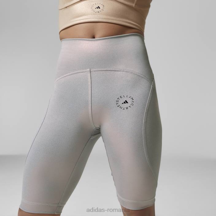 Adidas hazy rose by stella mccartney dresuri strălucitoare pentru ciclism moda unisex trandafir neclar/onix 2JBN2318