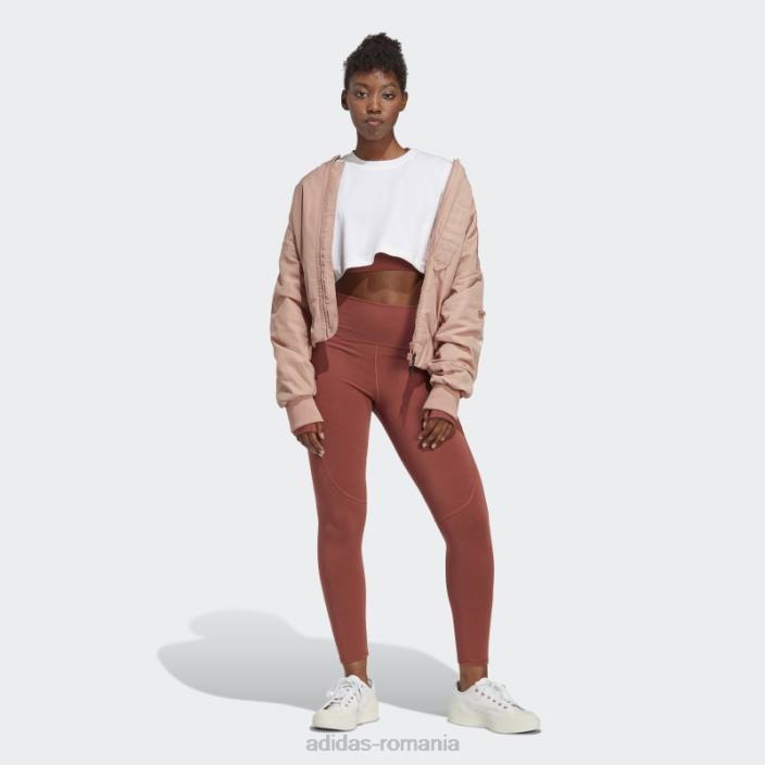 Adidas jachetă bomber împletită almond almond by stella mccartney fierbinte unisex migdale moale 2JBN16929