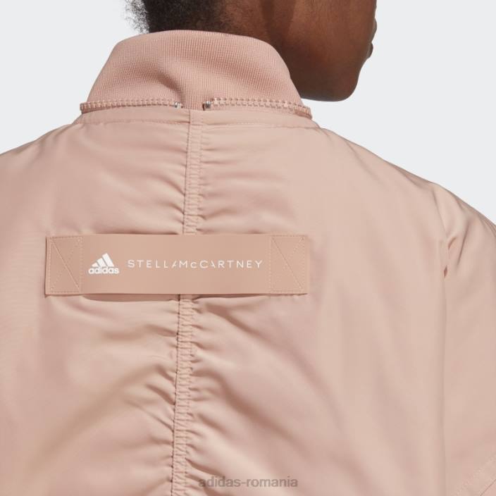 Adidas jachetă bomber împletită almond almond by stella mccartney fierbinte unisex migdale moale 2JBN16929