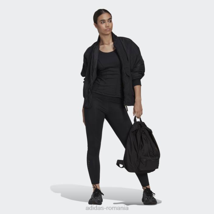 Adidas jachetă bomber împletită neagră by stella mccartney unisex negru/galben șoc 2JBN10174