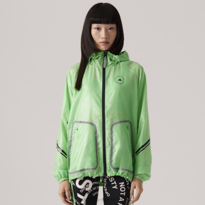 Adidas jachetă de alergare truepace de stella mccartney verde flash unisex verde intermitent 2JBN10241