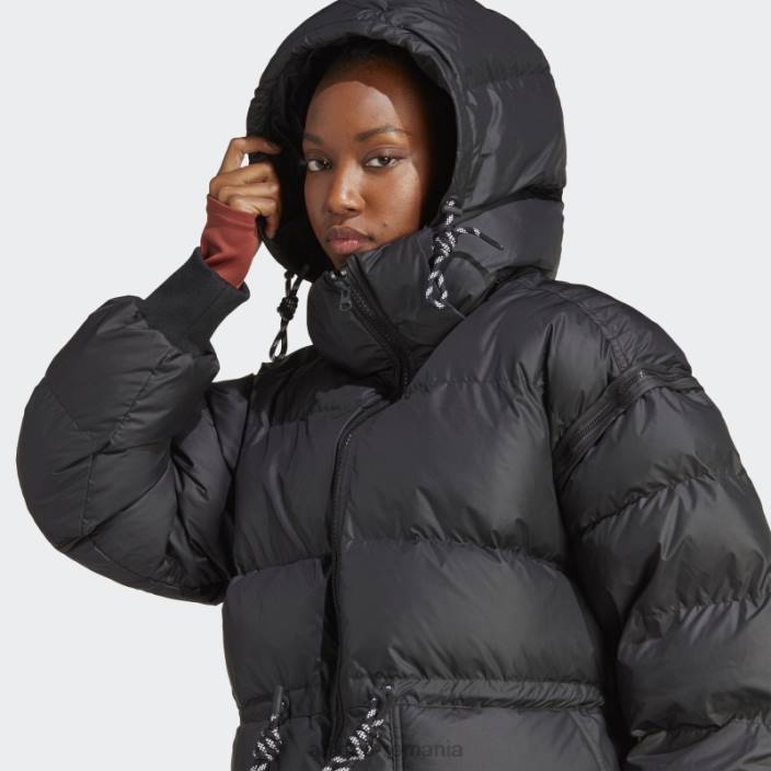 Adidas jachetă de iarnă lungă căptușită neagră by stella mccartney unisex negru 2JBN9571