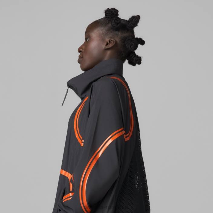 Adidas jachetă țesătă neagră de stella mccartney truepace fierbinte unisex negru 2JBN2494