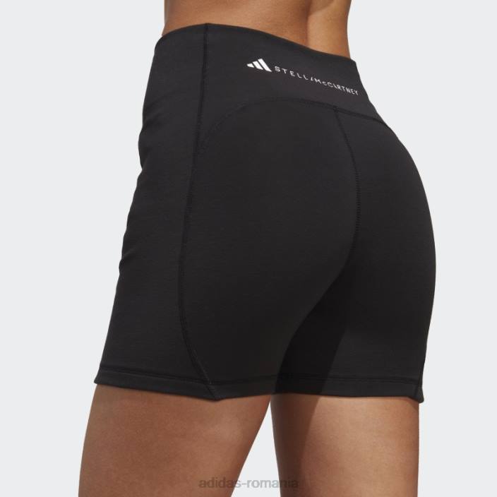 Adidas jambiere scurte de yoga negru de stella mccartney truestrength unisex alb negru 2JBN17222