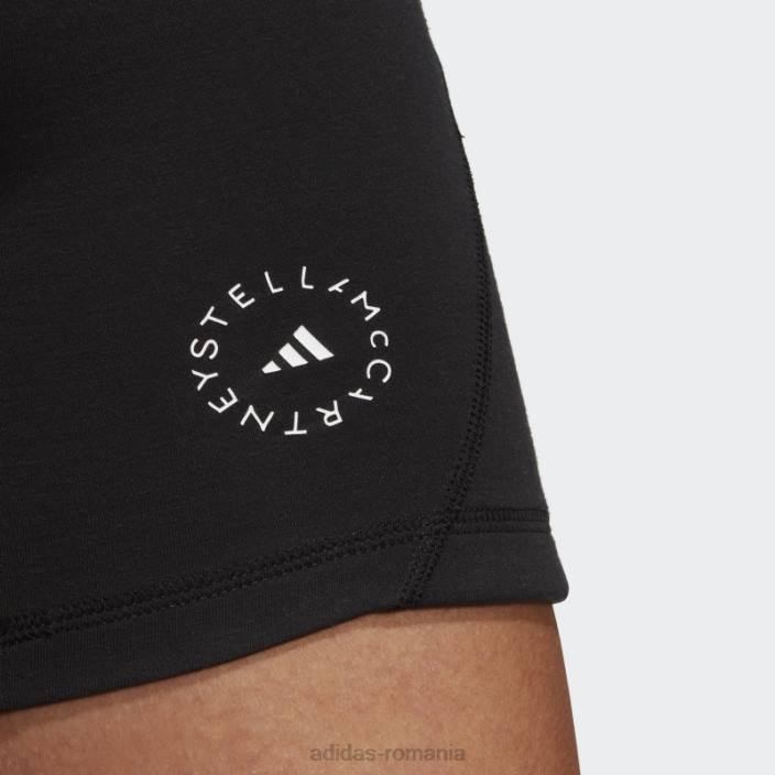Adidas jambiere scurte de yoga negru de stella mccartney truestrength unisex alb negru 2JBN17222